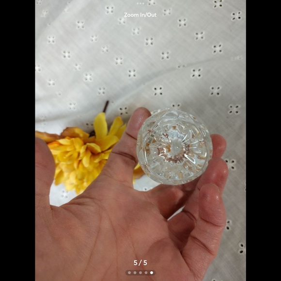 Vintage kristal bud base - Picture 5 of 5